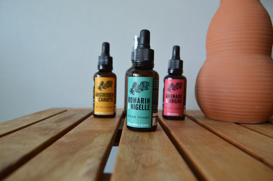 Organic face serum Rosemary & Black Cumin – Combination/oily skin